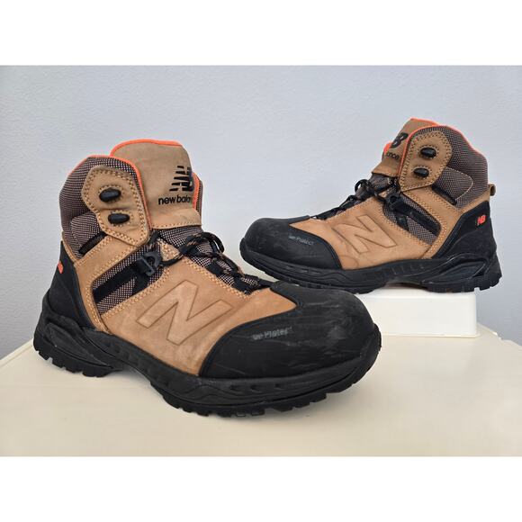 New Balance Allsite Men's Waterproof Work Boots Mens 8.5 Composite Toe Cushioned - Picture 1 of 10